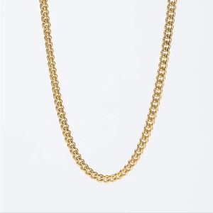 New in Box The Gold Gods 6mm Gold Miami Cuban Chain Necklace 18"